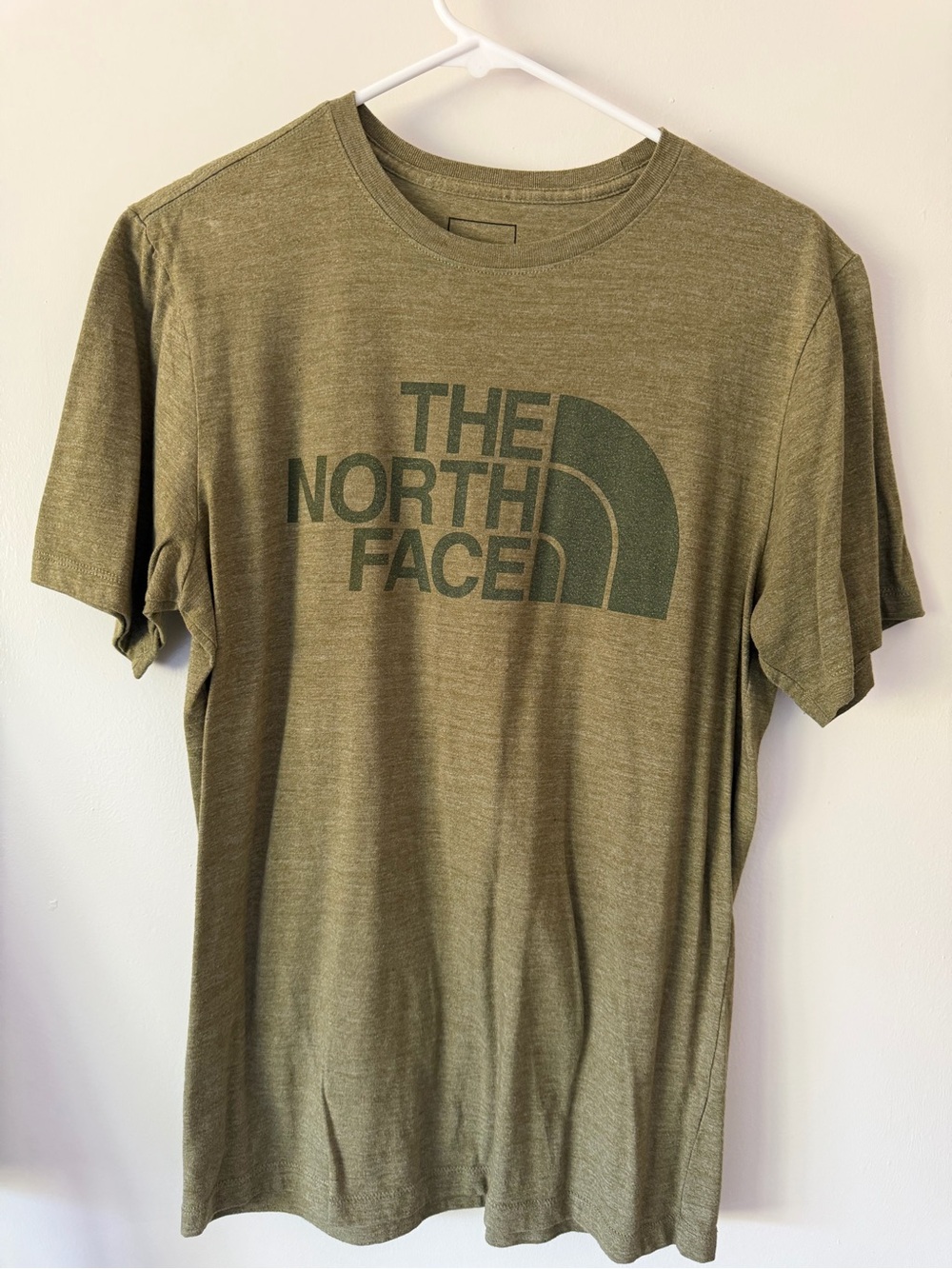 The North Face Olive Green Logo Short Sleeve Tee